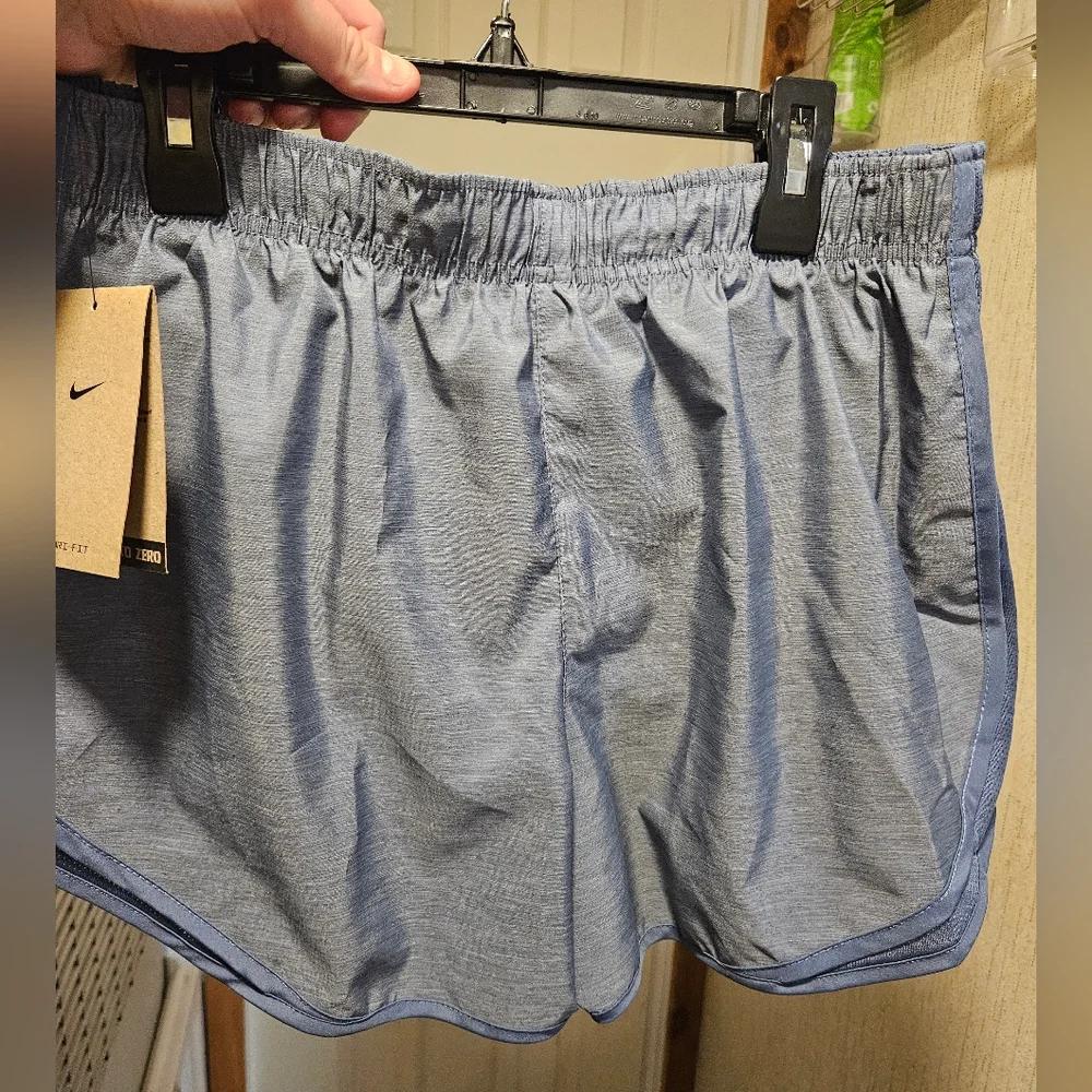 Nike Women's Tempo Brief-Lined Running Shorts: BLUE/GRAY: NEW WITH TAGS: SIZE L_2